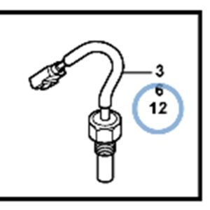 Sensor de temperatura Volvo 11039194